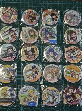 LoveLive!联名711便利店涂鸦吧唧金属徽章aqours沼津黑泽露比高海