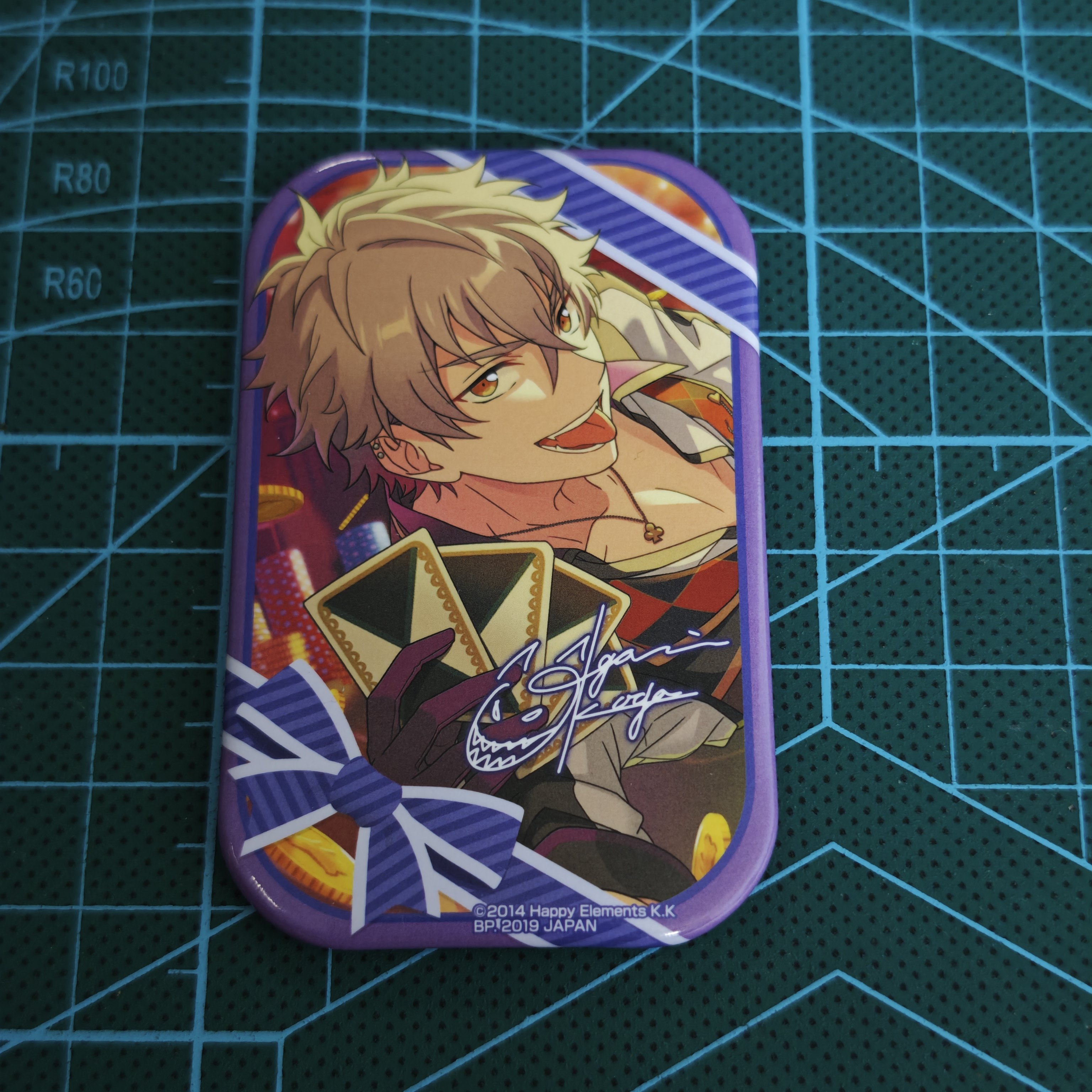 眼镜厂偶像梦幻祭一番赏万圣节金属方吧唧徽章大神晃牙促销现货