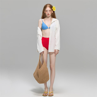 苏拉娜公主比基尼分体泳衣女性感多巴胺沙滩度假BIKINI泡温泉泳装