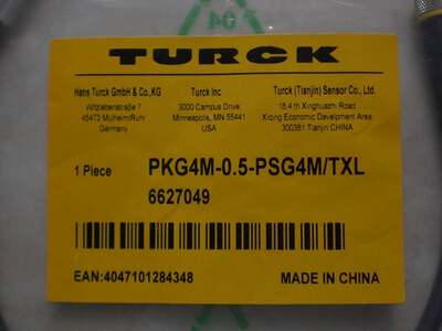 *PKG4M-0.5-PSG4M/TXL 6627049 图尔克 TURCK 全新原装现货