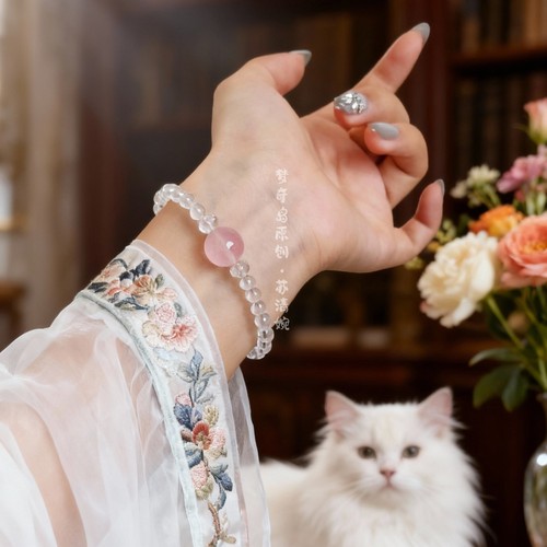 梦奇岛天然水晶手串原创小众设计