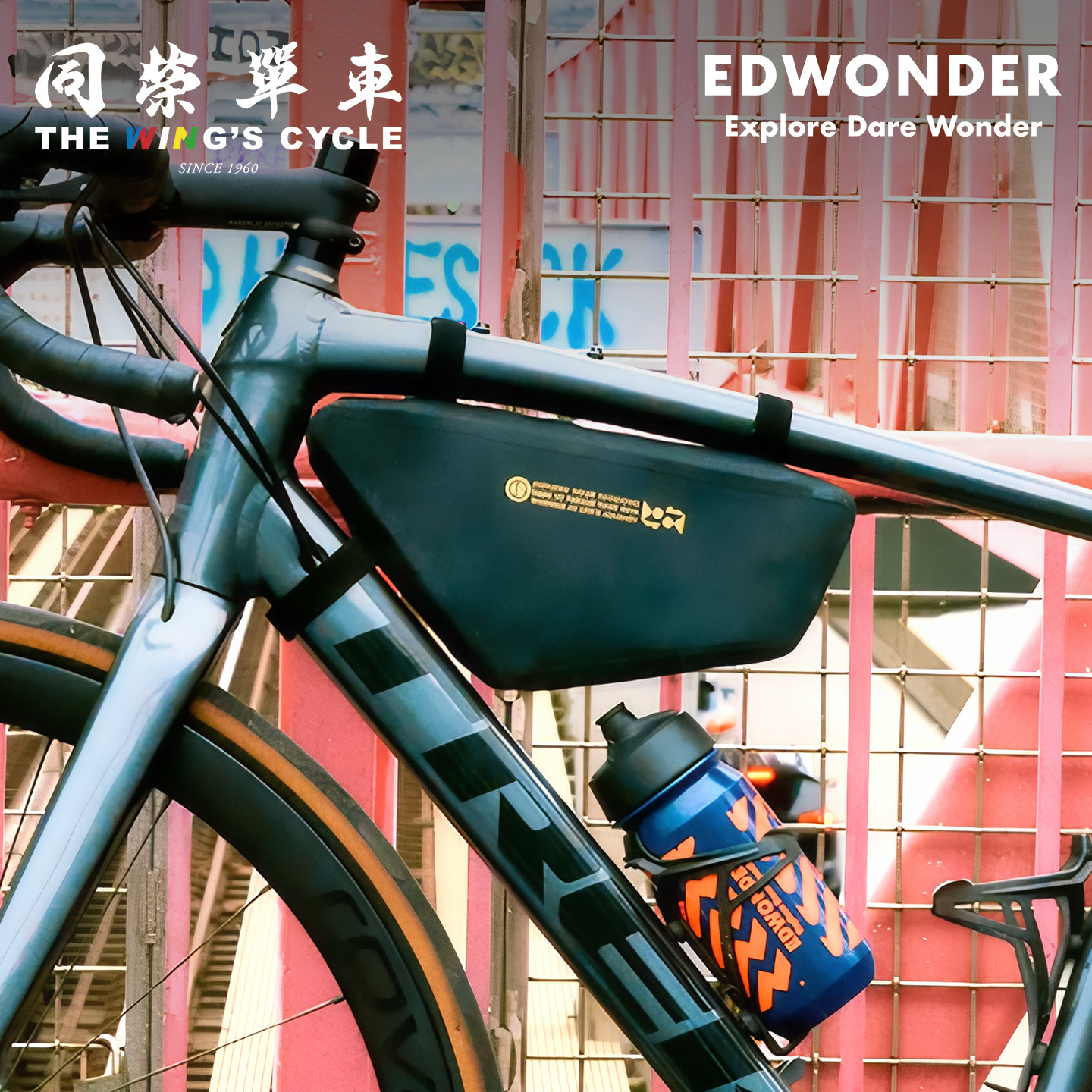 Edwonder骑行防水迷你车架包图片