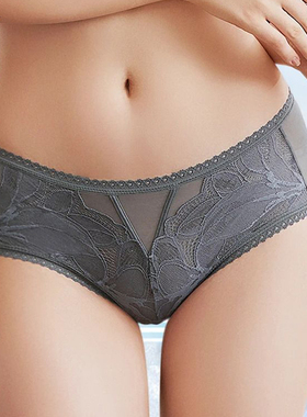 正品奥丽侬舒适蕾丝中腰平角内裤女OGK1270配OGW2269 2270 2271