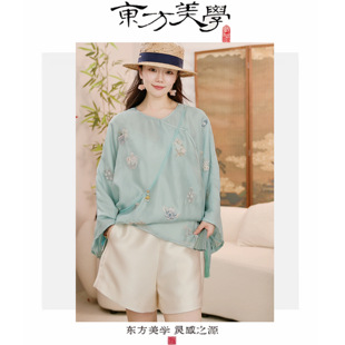 『夏初』夏款超薄高腰A字丝毛缎短裤百搭显瘦穿搭单品SR563