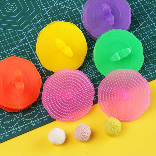 圆形刷子翻糖动物毛发工具