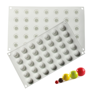 圆球形慕斯硅胶模具 法式椰子甜品矽胶模具 夹心月饼烘焙滴胶模