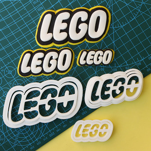 乐高 Lego 机器人3D立体饼干模具 馒头切模 diy烘焙 卡通切