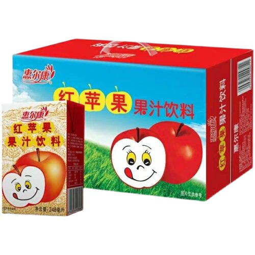 惠尔康果汁饮料盒整箱