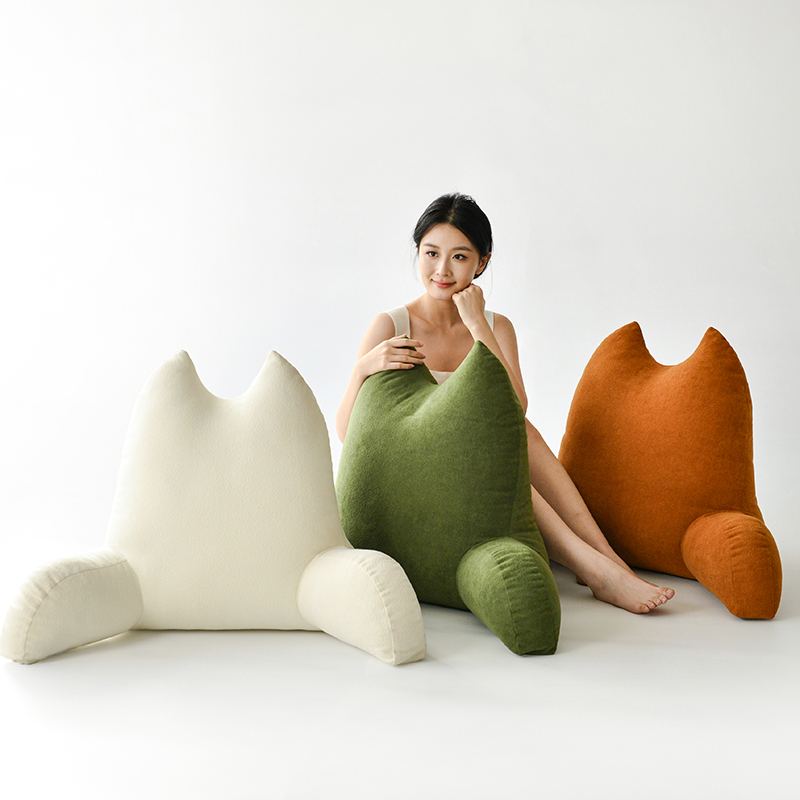 床头软包靠枕大靠背沙发靠垫孕妇飘窗看书床上护颈护腰靠垫可拆洗