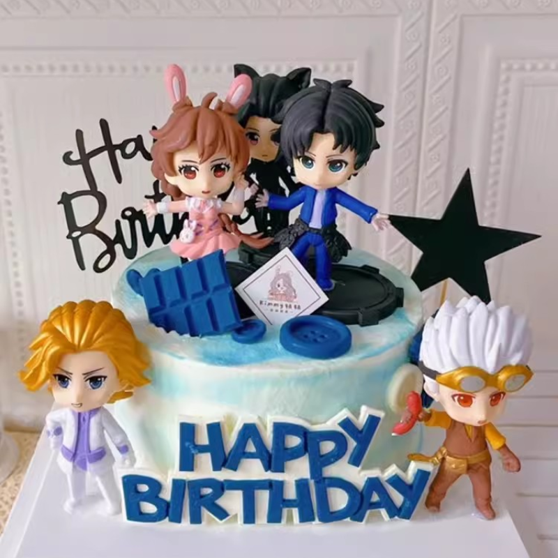 斗罗大陆动漫公仔蛋糕装饰网红唐三小舞摆件Q版史莱克7怪生日手办