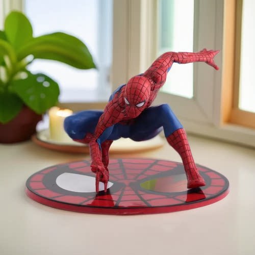 网红蜘蛛侠蛋糕装饰摆件儿童烘焙装扮生日玩偶公仔模型插件