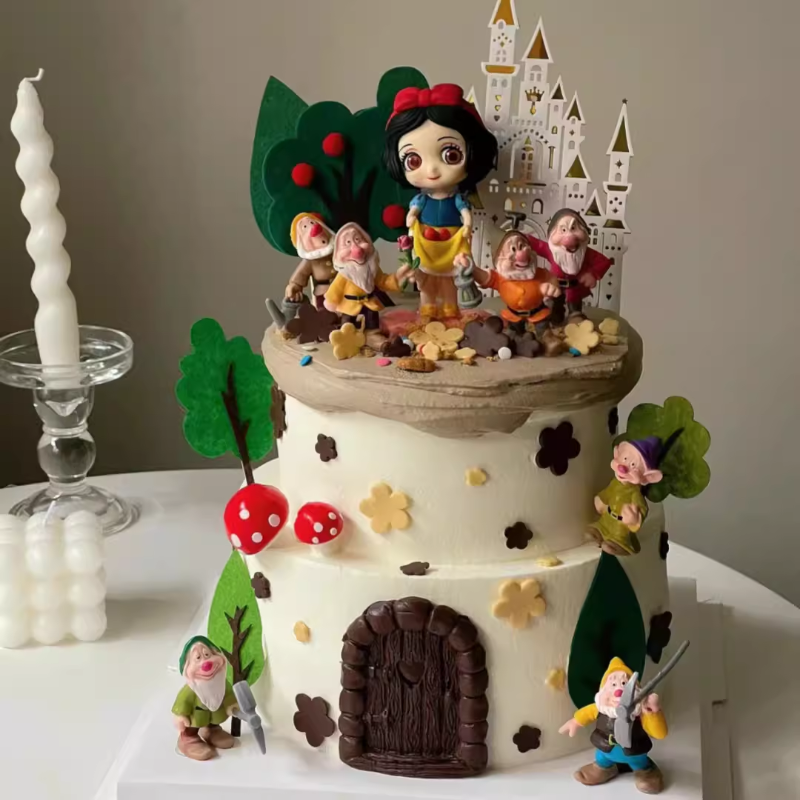 儿童生日蛋糕装饰摆件白雪公主与七个小矮人公仔情景烘焙插件配件,节庆用品/礼品,节日装扮用品,淘宝优惠券,粉丝福利购,淘宝优惠卷