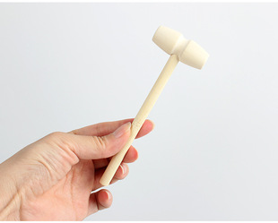 敲敲乐小木槌装饰烘焙木质锤子迷你敲星球蛋糕锤烘焙惊喜砸金蛋