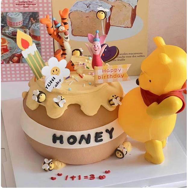 包邮网红烘焙蛋糕装饰摆件卡通大肚维尼熊跳跳虎孕妇生日派对插件,节庆用品/礼品,节日装扮用品,淘宝优惠券,粉丝福利购,淘宝优惠卷