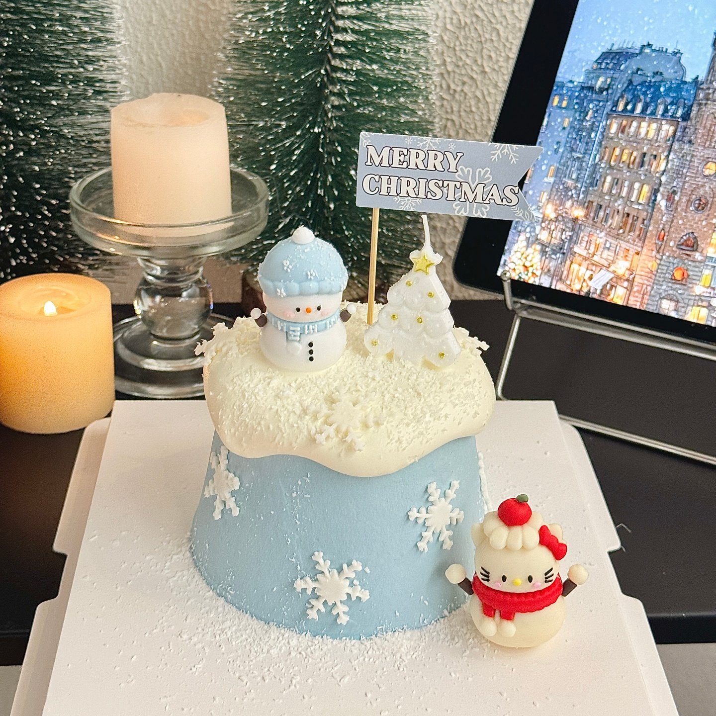 2026圣诞节蛋糕装饰卡通苹果kt猫雪人雪花摆件kitty圣诞快乐插旗,节庆用品/礼品,节日装扮用品,淘宝优惠券,粉丝福利购,淘宝优惠卷