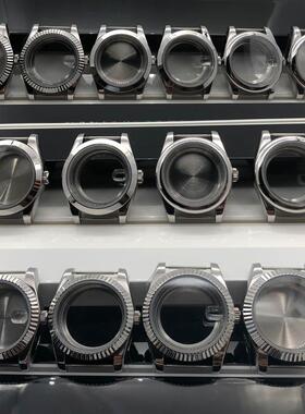 36mm/39mm定制牙圈手表配件表壳蓝宝石适装NH35/Miyota82系列机芯