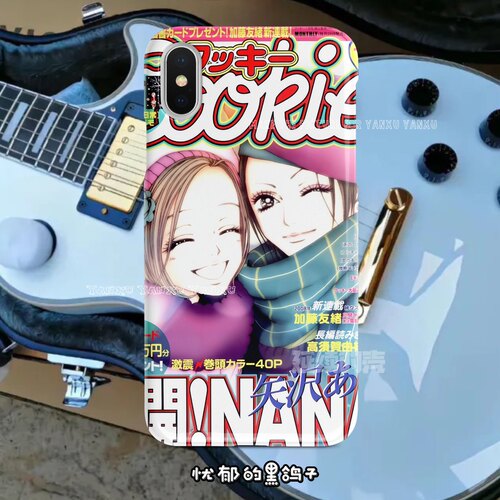 忧郁黑鸽子NANA复古昭和冬日暖阳iPhone安卓软壳通用可爱系列全包辣妹同款手机壳拍三付二