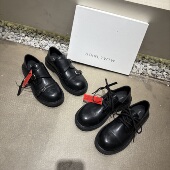 TWTW2026新款 英伦风小皮鞋 复古圆头布洛克女鞋 SGIRL 厚底玛丽珍鞋