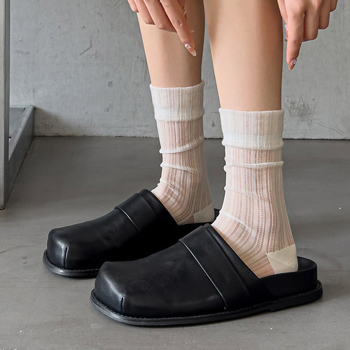 包邮百搭春夏季轻薄透气女袜子