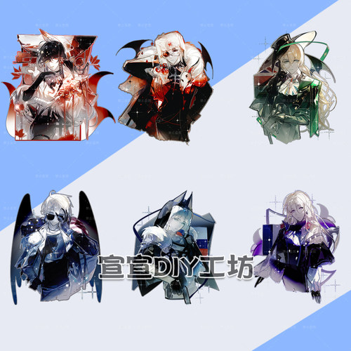 ch钥匙扣国拟CountryHumans吧唧同人周边苏俄瓷周边星星扣挂件