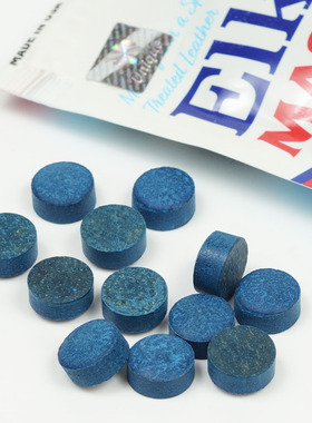 美国原产鹿头ELK-MASTER斯诺克中式小头杆皮头10mm/11mm精选压制