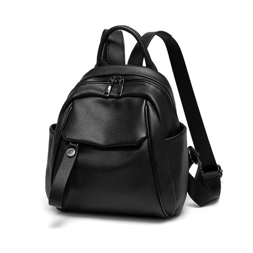 真皮双肩包女2026新款时尚百搭头层牛皮大容量旅游背包休闲小背包