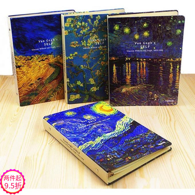 Lianhua originality Stationery Retro van gogh Flower B5/26 . Iron clamp Loose-leaf student note Bookin the Electronic Dictionary/Electronic paper book/Stationery , The paper book , Notebook/Notepad  category - from Buy2taobao.com to provide professional Taobao agent buy service