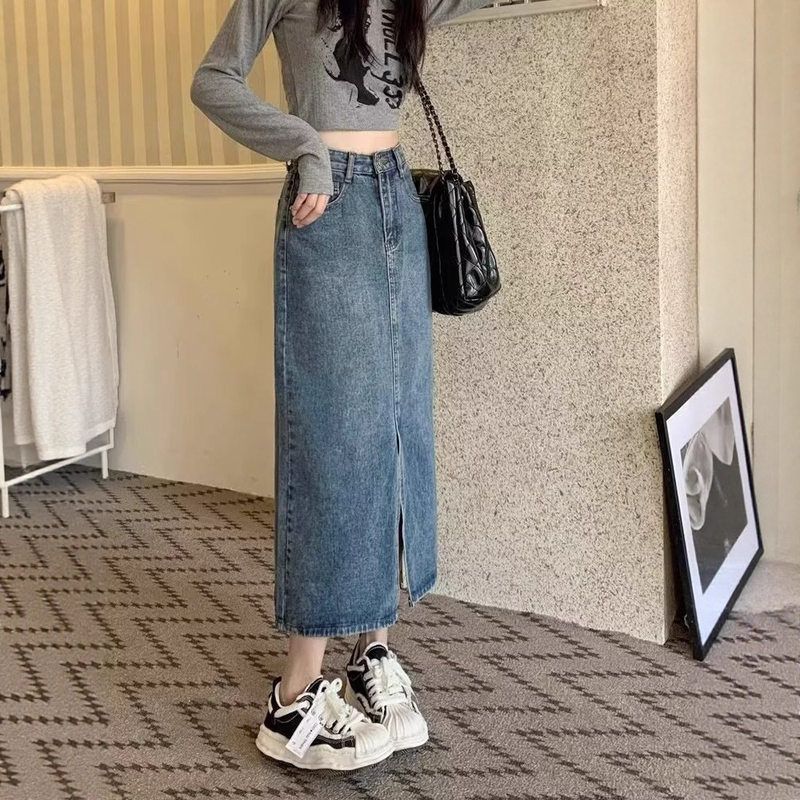 中长裙包臂潮字复古显瘦新款年