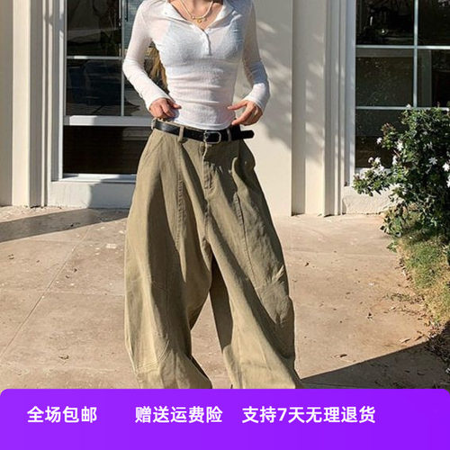 街头松弛潮流男女秋冬工装裤