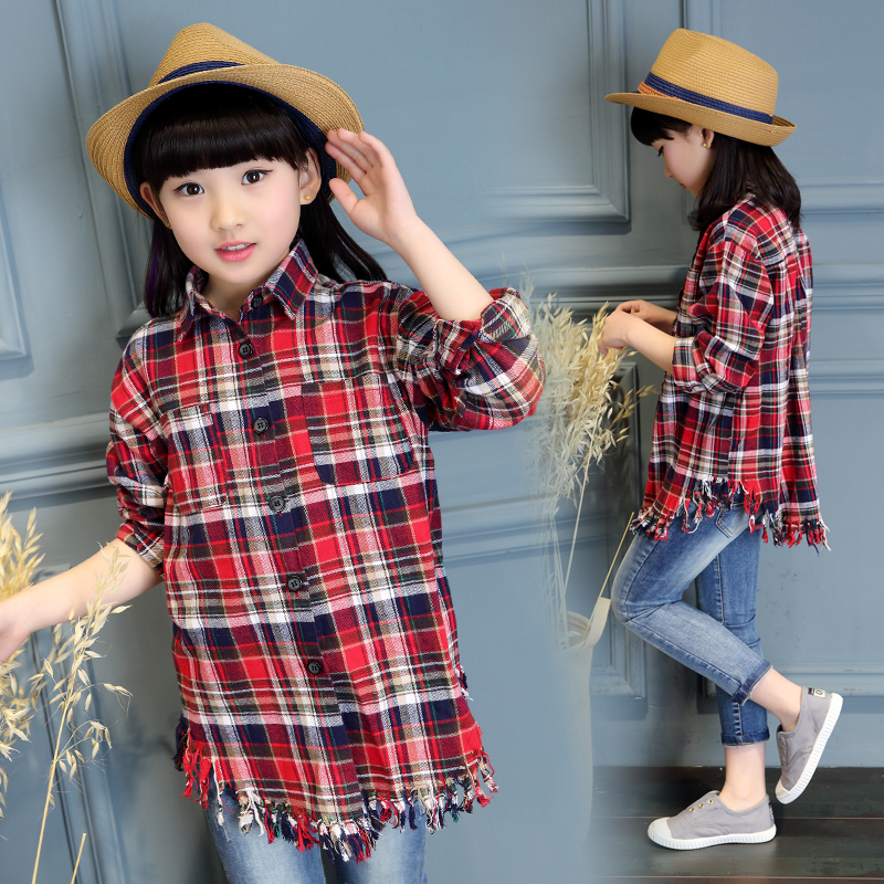 Chemise fille à manche longue - Ref 2084794 Image 1