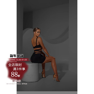 ZYM2356 上衣小蛮腰镂空拉丁舞练功服成人女带胸棉 目光收割机