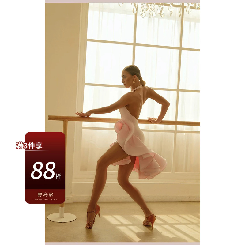 重工连衣裙拉丁舞高级练功服绝美