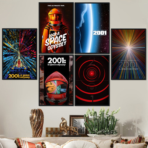 2001太空漫游海报挂画客厅工作室