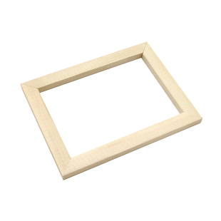 木框diy手工制作木质相框摆件幼儿园儿童墙面绘画装饰边框15X20CM