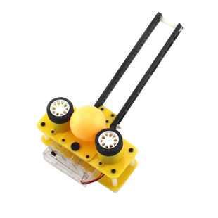 自动diy发球器乒乓球发射器小制作diy趣味机器拼装模型摩擦力传动