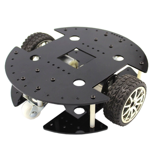两驱型37B280智能小车 亚克力车模型玩教具创客diy手工拼装制作