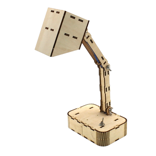 千水星折叠小台灯模型diy手工拼装材料学生书桌智动手益于小礼物