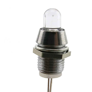 LED灯座 发光二极管彩灯座底座 固定座金属座 diy模型电路实验