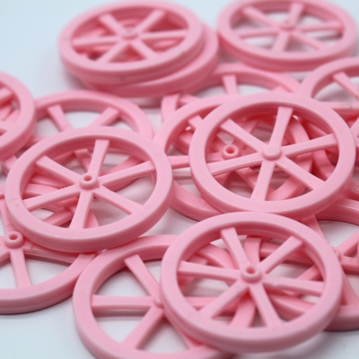2*38mm粉色车轮diy小轮子