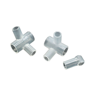 85型圆木棒连接件手工diy木制架子材料固定灯笼框架三通木棍接头