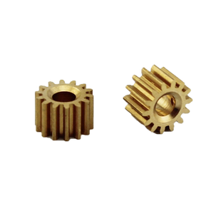 金属齿轮 电机主轴铜齿轮0.5m模数10齿8齿 diy四驱车3.17模型配件