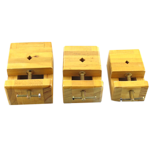 木质款小夹钳 模型打磨工具 创意木制简易桌面台钳 固定钳 平口钳