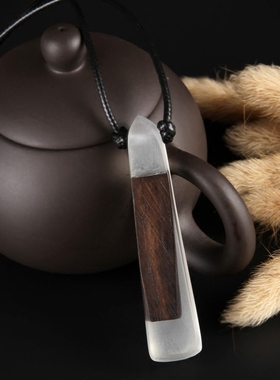 配毛衣的项链长挂件女大气百搭