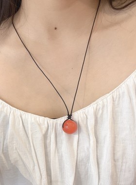 转运珠短项链女简约复古文艺