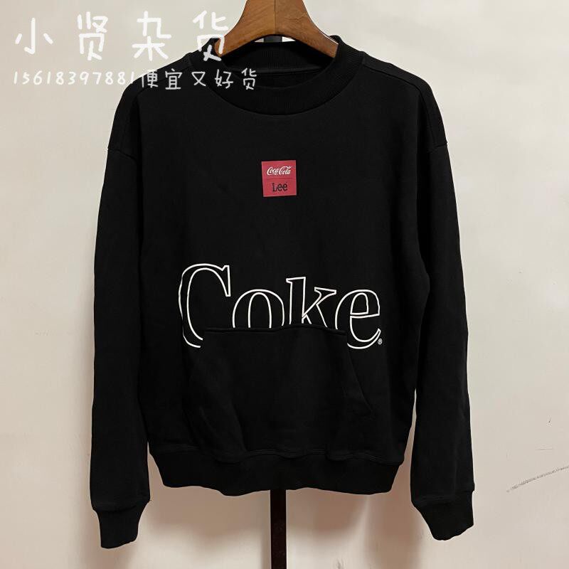 lee专柜正品男士休闲圆领可口可乐联名工装套头卫衣l395883rvk11