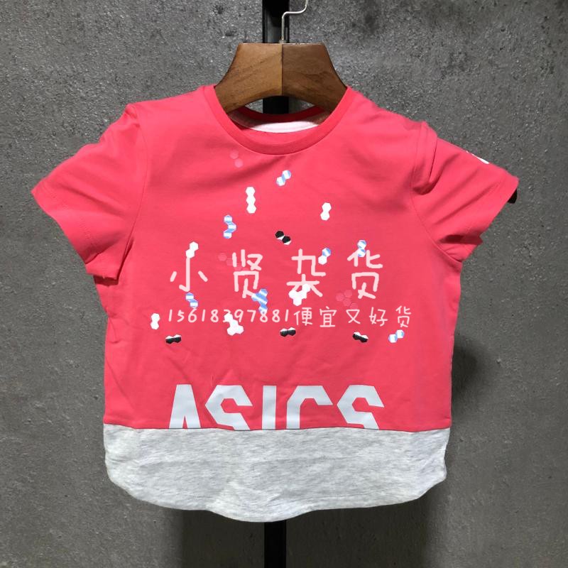 ASICS 亚瑟士童装 女童夏运动时尚短袖棉质T恤 2034A195 专柜正品 童装/婴儿装/亲子装 T恤 原图主图