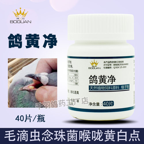 搏冠毛滴虫口黄鸽黄净赛鸽子药常见病博冠信鸽用鹦鹉鸟鸽药大全