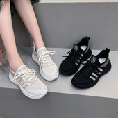 单网透气轻底运动休闲鞋 大码 8082 43宽胖脚肥2025夏季 新款 女鞋