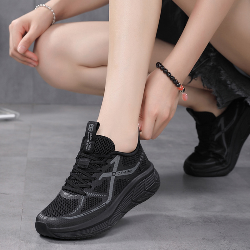 大丫丫大码女鞋网面轻底休闲鞋