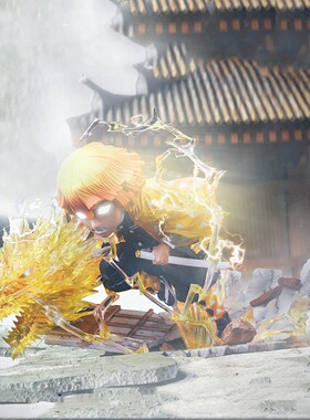 鬼灭之刃 G5我妻善逸 炭治郎 伊之助雷之呼吸 手办模型摆件